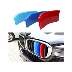 Set ornamente dungi grila fata auto compatibile BMW X5 F15 X6 F16 2015-2018 varianta grila 7 lamele