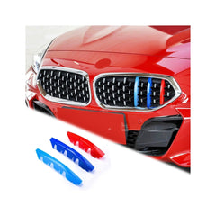 Set ornamente dungi grila fata auto compatibile BMW Z4 G29 2019-> pentru grila cu 13 bare