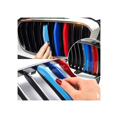 Set ornamente dungi grila fata auto compatibile BMW Seria 5 facelift F10 F11 2014-2017