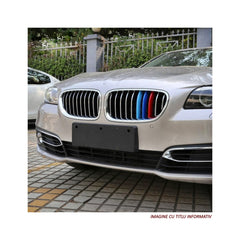 Set ornamente dungi grila fata auto compatibile BMW Seria 5 facelift F10 F11 2014-2017