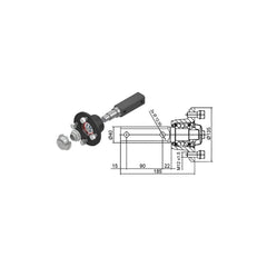 Butuc roata remorca 4x100 cu ax rotund complet si accesorii