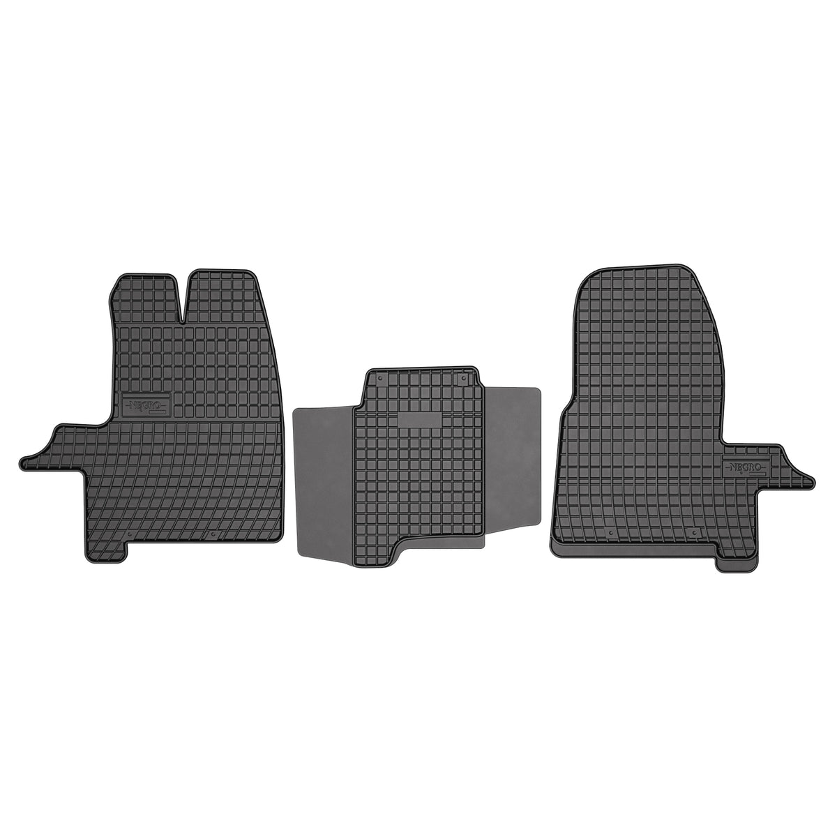 Covorase cauciuc compatibile Ford Tourneo Custom I, Randul 1 sofer + pasager, 2012-2021