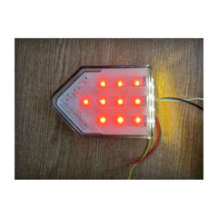 Lampa stop camion LED 12V cu sticla transparenta pozitie stop semnalizare lampa numar