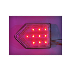 Lampa stop camion LED 12V cu sticla transparenta pozitie stop semnalizare lampa numar