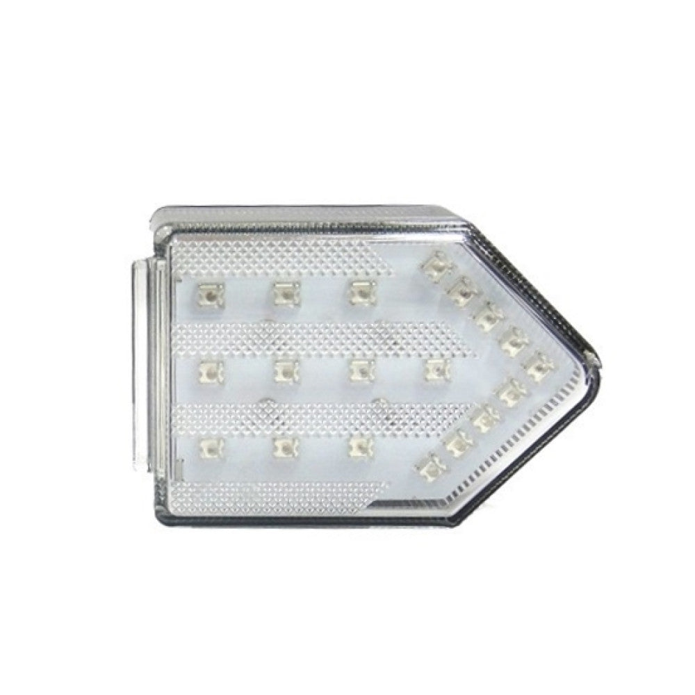 Lampa stop camion LED 12V cu sticla transparenta pozitie stop semnalizare lampa numar