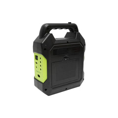 Kit de urgenta in caz de calamitate: Radio, baterie 6V, 4.5Ah cu incarcare panou solar, 3 becuri/lanterna