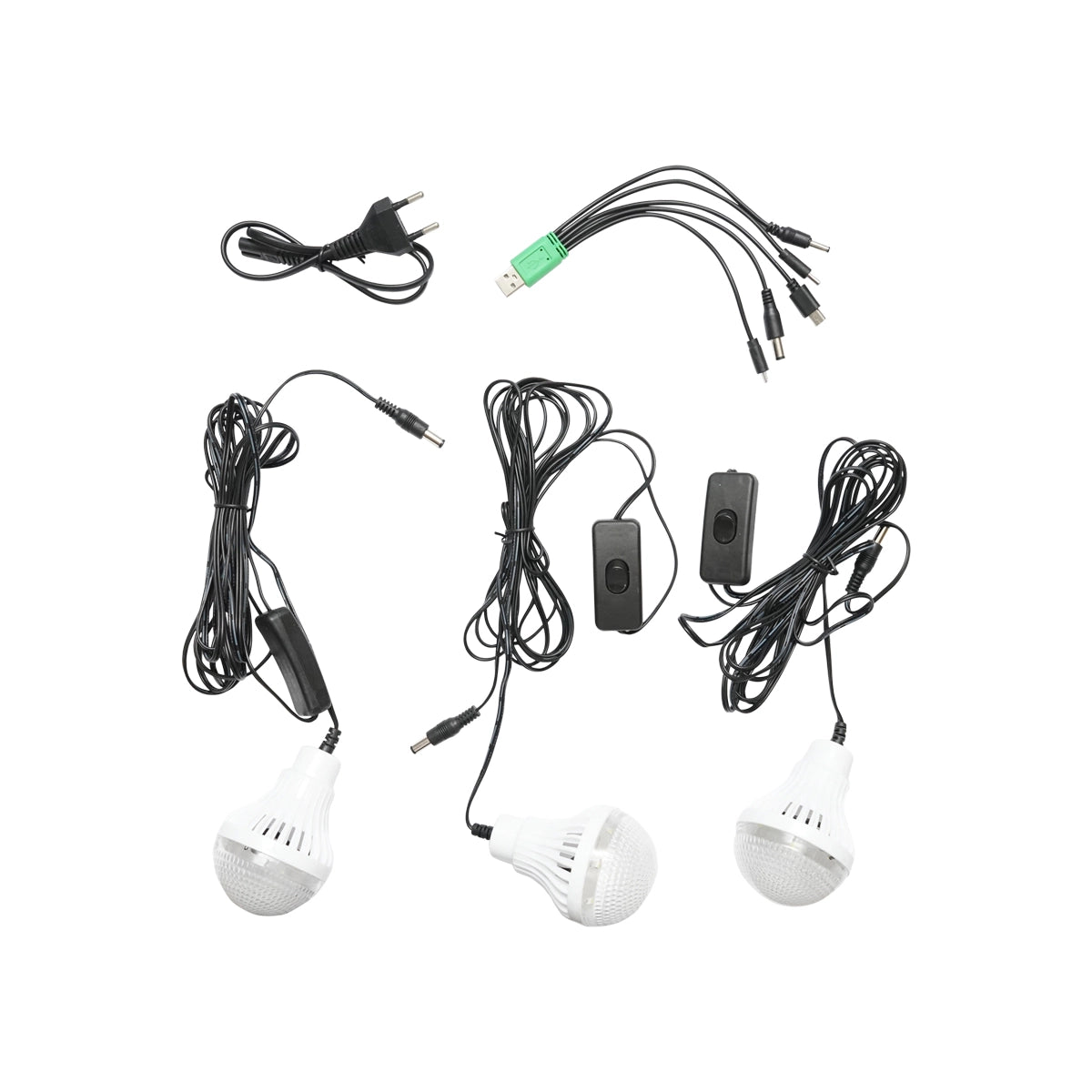 Kit de urgenta in caz de calamitate: Radio, baterie 6V, 4.5Ah cu incarcare panou solar, 3 becuri/lanterna