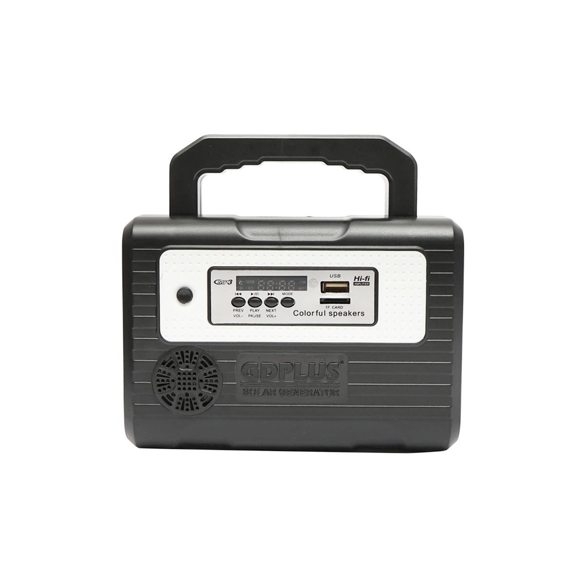Kit de urgenta in caz de calamitate: Radio, baterie 4.5Ah cu incarcare panou solar, 3 becuri/lanterna