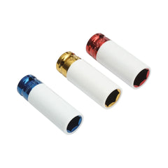 Trusa chei tubulare prezoane roti de impact cu protectie 17mm, 19mm, 21mm, patrat 1/2 inch Breckner Germany
