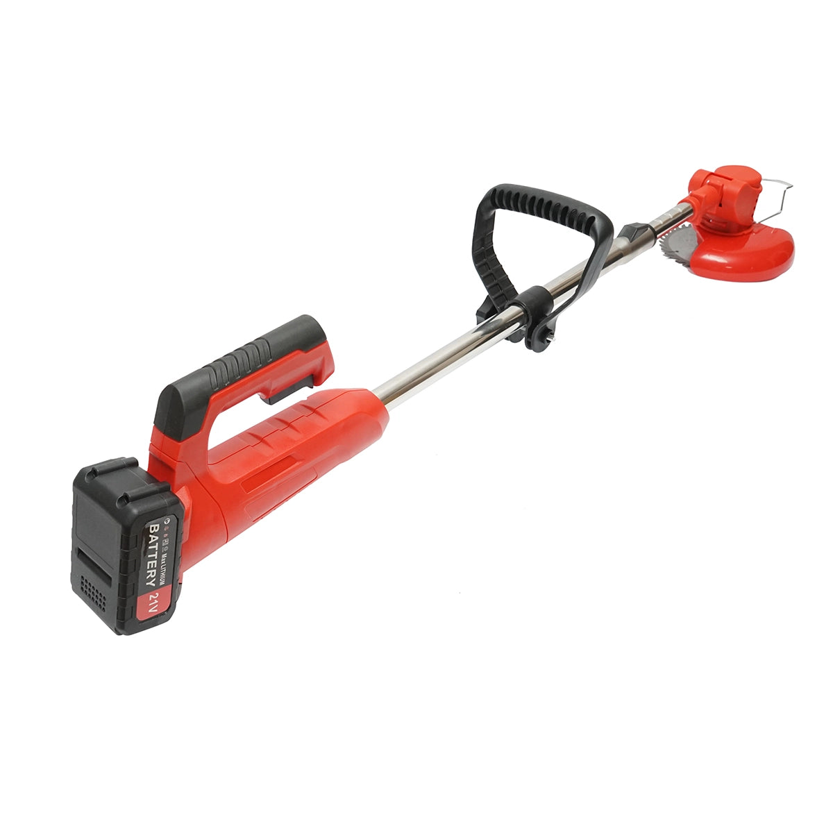 Motocoasa electrica 850W extensibila, 2 baterii litiu 21V/3000 mAh, viteza 18000 rot/min accesorii incluse