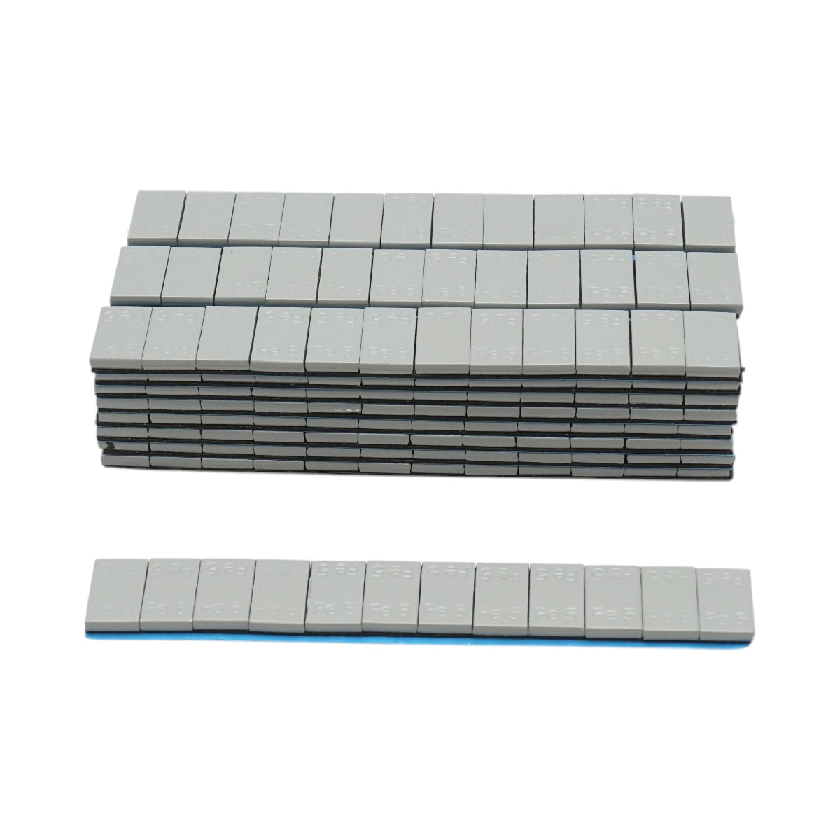 Contragreutati autoadezive gri inchis echilibrare roti Fe 60g (5gx12 buc) 100 benzi/cutie