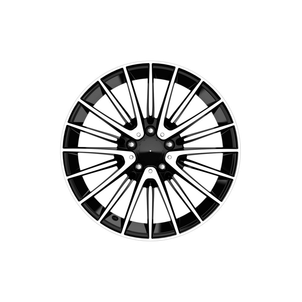 Jante in doua latimi DY1079 19x8 19x9 5x112 diamond cut compatibile Mercedes