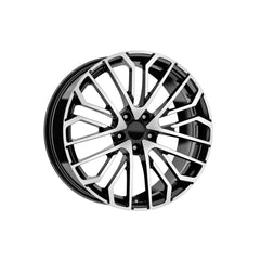 Set jante aliaj DY1647 KM 17x7.5 5x100 ET40 negru polish diamond cut compatibile Skoda Volkswagen Audi Seat