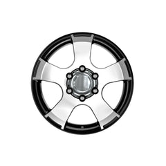 Set jante aliaj DY366 KM 16x8 6x139.7 ET25 negru polish diamond cut compatibile Ford Toyota Nissan Mitsubishi