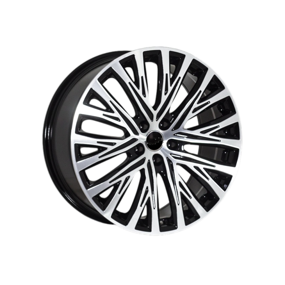 Set jante aliaj PDW 19x8.5 5x112 ET31 negru polish compatibile Audi, Volkswagen, Seat, Skoda
