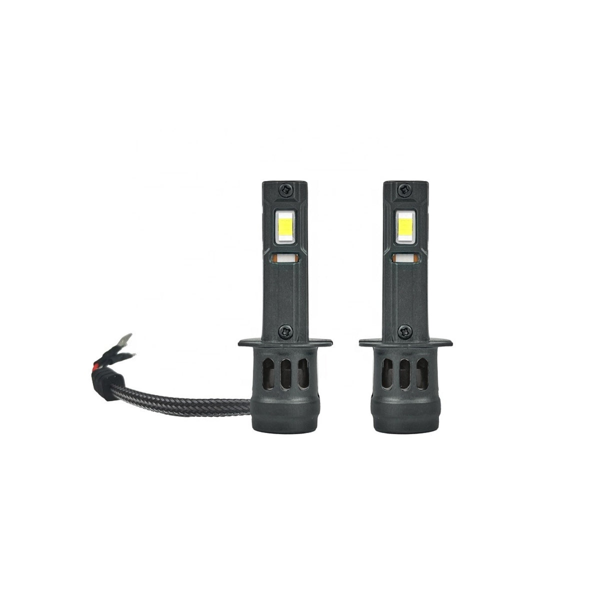 Bec LED auto H1 3936lm 6500K alb rece Canbus 12V set 2 bucati