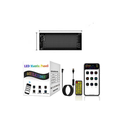 Modul panou flexibil ochi camion devil eye publicitar,display RGB ,control aplicatie, USB 5V 10x35cm