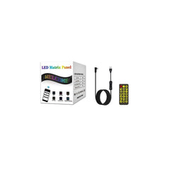 Modul panou flexibil ochi camion devil eye publicitar,display RGB ,control aplicatie, USB 5V 10x35cm