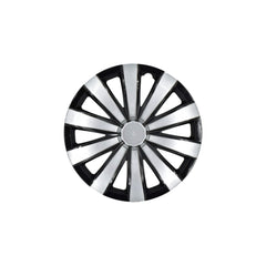 Set 4 capace roti culoare negru argintiu 16 inch