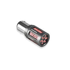 Set 2 becuri o faza T.N. BAU15S 84SMD Canbus 12V-24V nonpolar lumina rosie 1000 lumen 25W