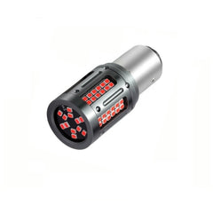 Set 2 becuri o faza T.N. BAU15S 84SMD Canbus 12V-24V nonpolar lumina rosie 1000 lumen 25W