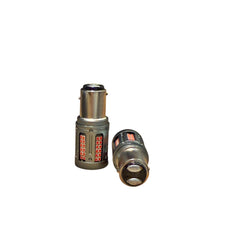 Set 2 becuri 2 faze BAY15D 1157 84SMD Canbus 12V-24V nonpolar lumina Rosie 1000 lumen 25w