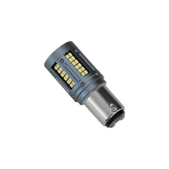 Set 2 becuri 2 faze BAZ15D 84SMD Canbus 12V-24V nonpolar lumina alba 1000 lumen 25w