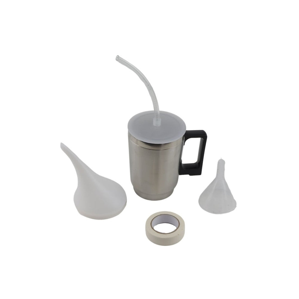 Kit restaurare faruri auto cu polimer lichid 600ml , include accesorii si alimentare duala 12V / 220V