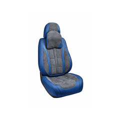 Huse scaune auto universale fractionate 9D Premium fata si spate albastru gri antracit