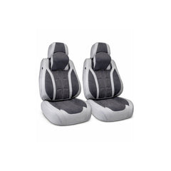 Huse scaune auto universale fractionate Premium 9D fata si spate gri gri antracit