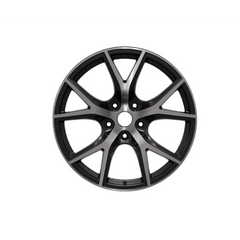 Set jante aliaj PDW 18x7 5x112 ET35 negru polish compatibile MG, MINI, Cupra, Audi, BMW, Volkswagen, Mercedes, Skoda, Seat