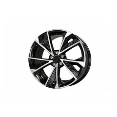 Set jante aliaj PDW 18x8 5x112 ET35 negru polish diamond cut compatibile Audi, BMW, Volkswagen, Mercedes, Skoda, Seat, Cupra
