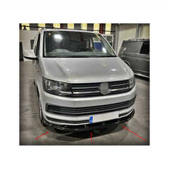 Spoiler ( LIP ) prelungire bara fata Volkswagen Transporter T6.1 2018-> ABS negru Piano