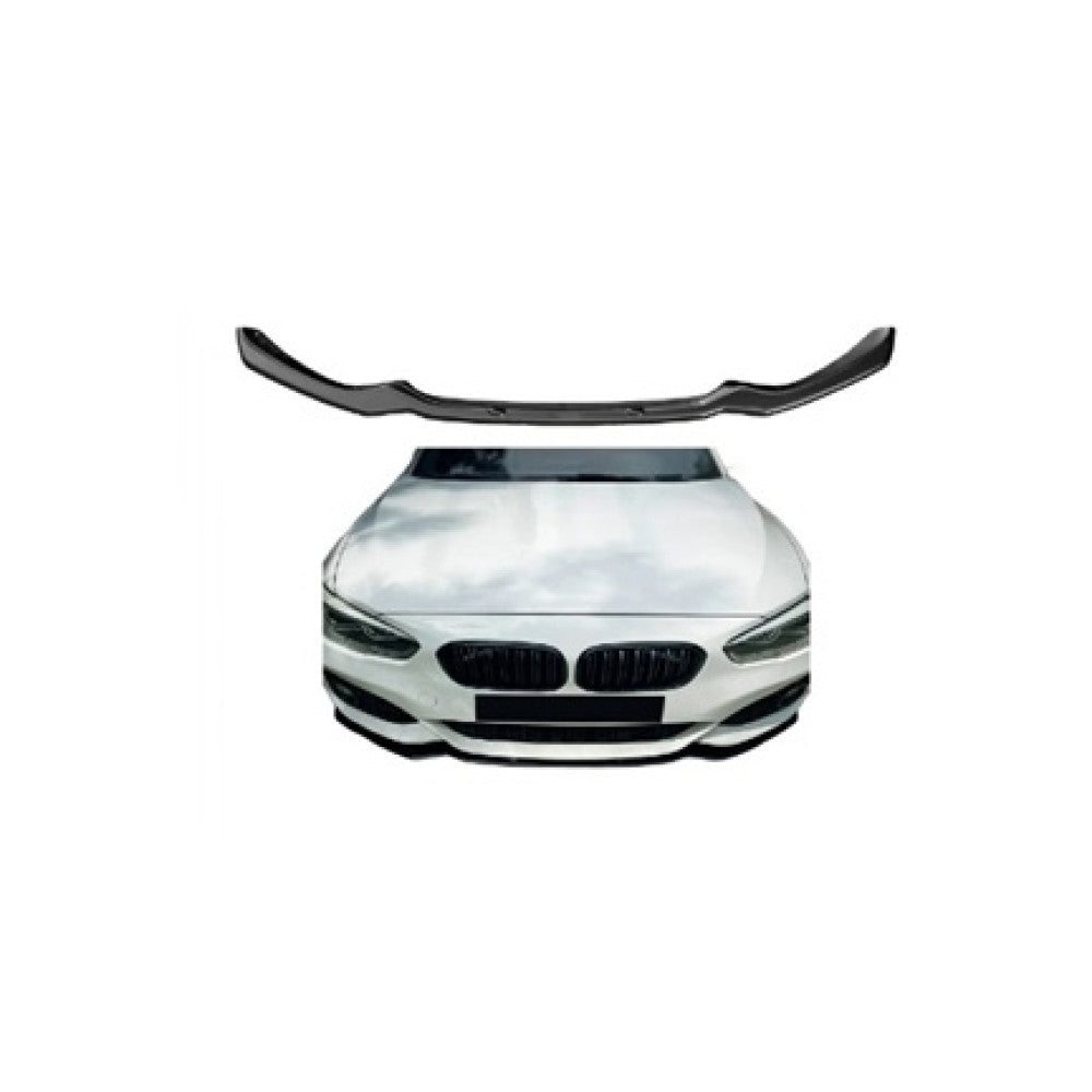 Spoiler ( LIP ) prelungire bara fata BMW Seria 1 F20 cu pachet M Facelift 2015-2019 ABS negru Piano