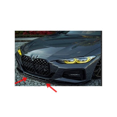 Spoiler ( LIP ) prelungire bara fata BMW Seria 4 G22 cu pachet M 2020-> compatibil Facelift si Non Facelift 2024 ABS negru Piano