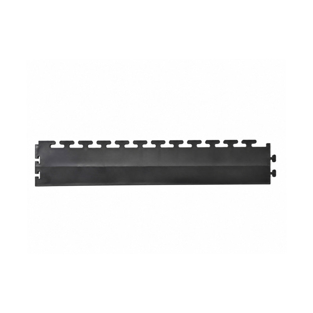 Margine pardoseala modulara PVC pentru garaj negru 500 x 100 x 6 mm
