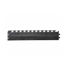 Margine pardoseala modulara PVC pentru garaj negru 500 x 100 x 6 mm