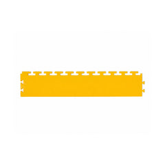 Margine pardoseala modulara PVC pentru garaj galben 500 x 100 x 6 mm