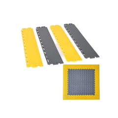 Margine pardoseala modulara PVC pentru garaj rosu 500 x 100 x 6 mm