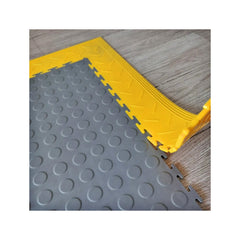 Margine pardoseala modulara PVC pentru garaj rosu 500 x 100 x 6 mm