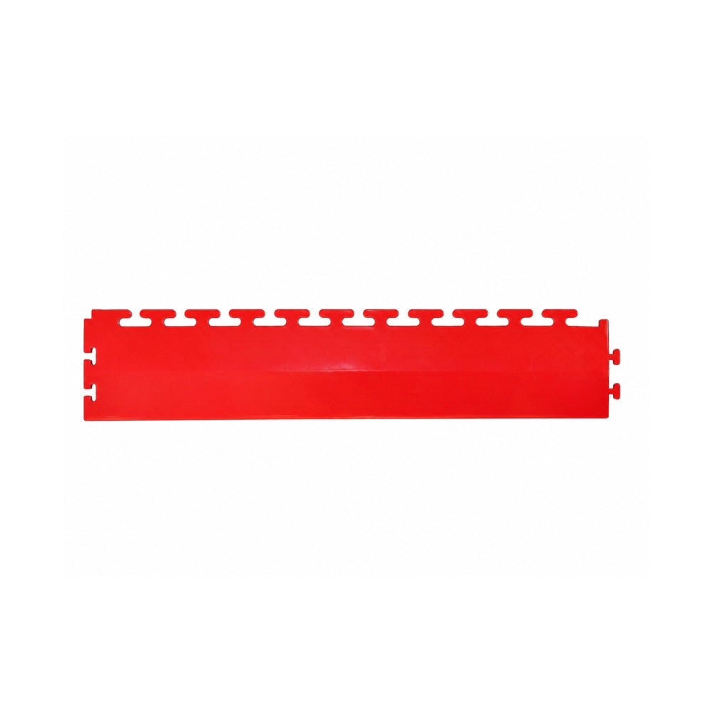 Margine pardoseala modulara PVC pentru garaj rosu 500 x 100 x 6 mm