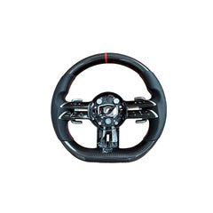 Volan sport piele si carbon compatibil cu modelele Mercedes 2011-2021
