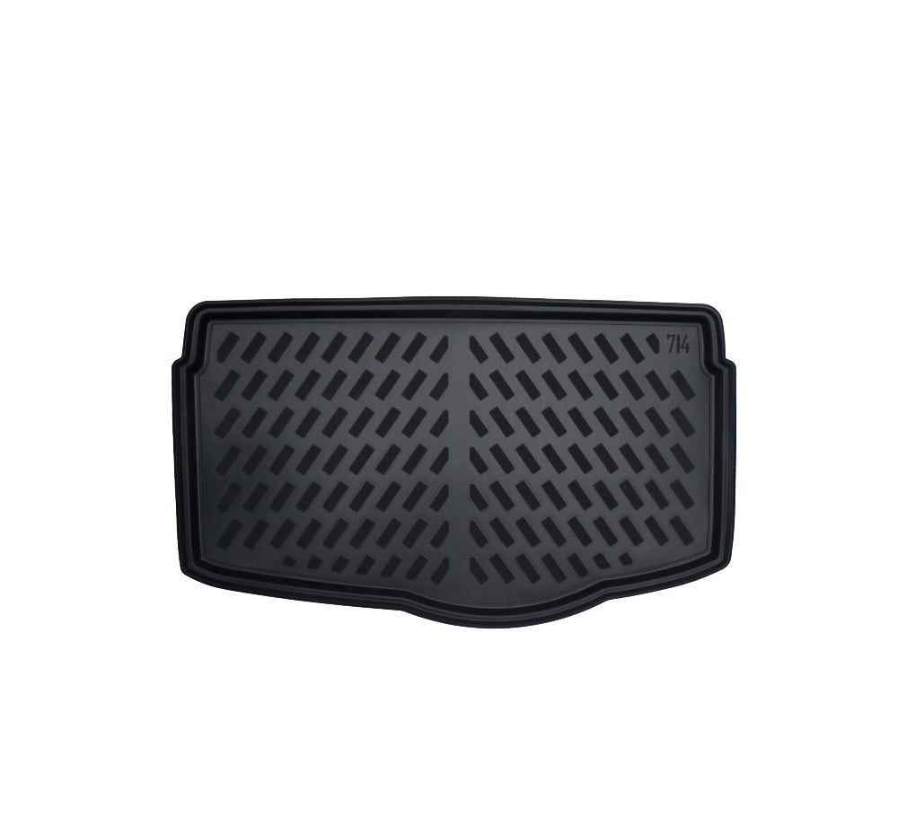 Covoras tip tavita portbagaj premium compatibil Volkswagen Polo MK6 portbagaj cu baza joasa Hatchback 2017->