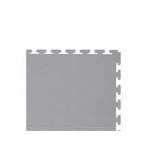 Pardoseala modulara PVC pentru garaj gri 500 x 500 x 6 mm