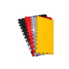 Pardoseala modulara PVC pentru garaj negru 500 x 500 x 6 mm