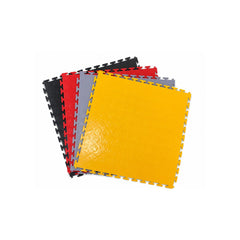 Pardoseala modulara PVC pentru garaj negru 500 x 500 x 6 mm