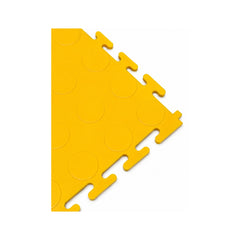 Pardoseala modulara PVC pentru garaj galben 500 x 500 x 6 mm