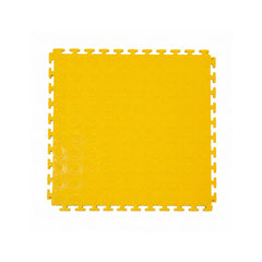 Pardoseala modulara PVC pentru garaj galben 500 x 500 x 6 mm