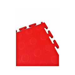 Pardoseala modulara PVC pentru garaj rosu 500 x 500 x 6 mm