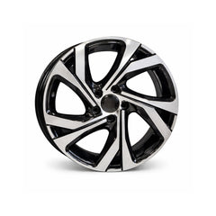 Set jante aliaj DY253 KM 16x6.5 5x114.3 ET35 negru polish compatibile Dacia, Renault, Nissan, Toyota, Subaru, Honda, Lexus
